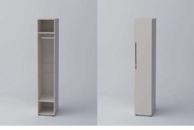 Еднокрил гардероб СПЕЙС 1 (h-220) - кашмир