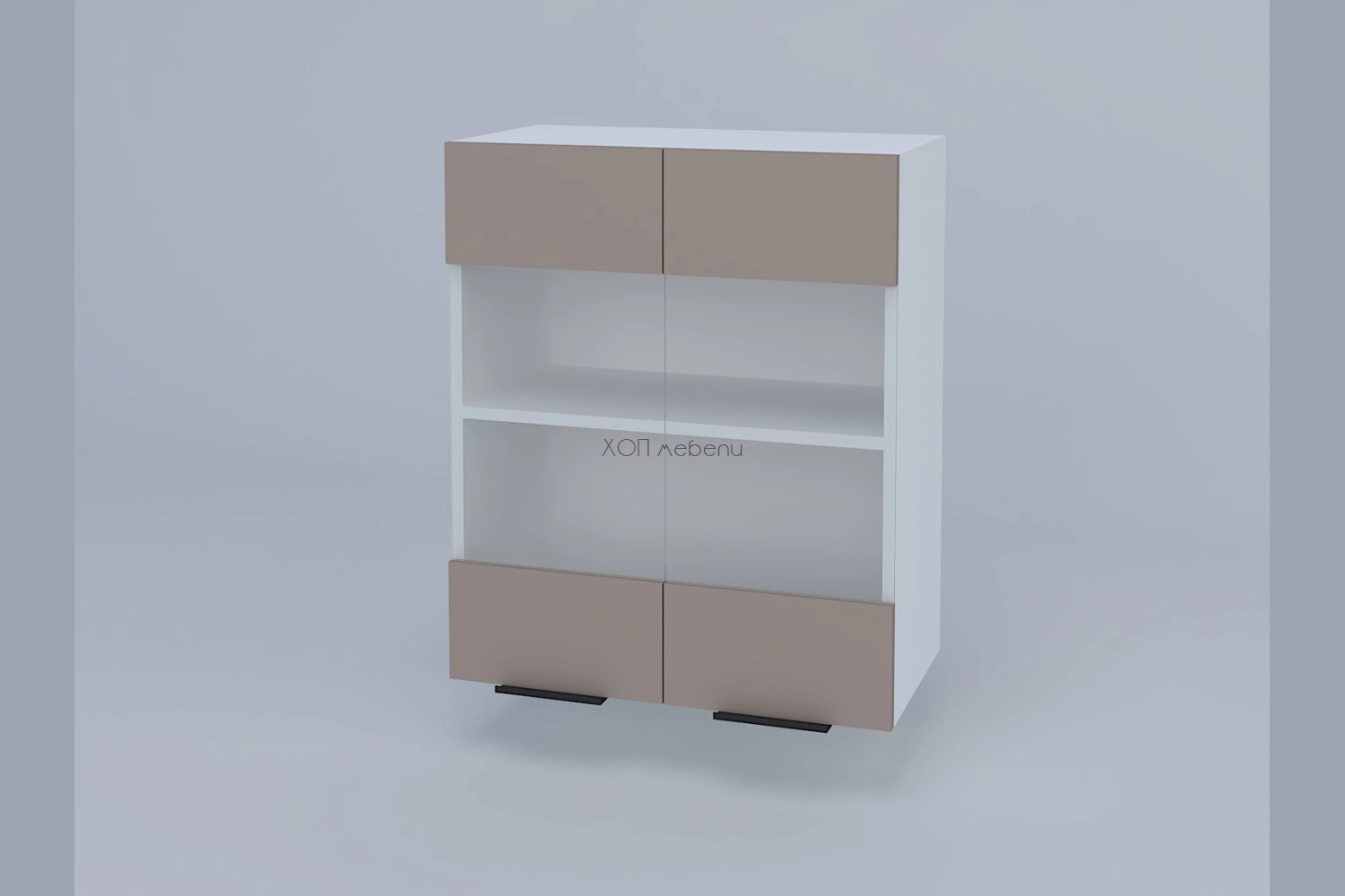 Горен шкаф Алис B60СК - тофи ID 21753 - hop-mebeli.com - 1 Горен шкаф Алис B60СК - тофи ID 21753 - 1