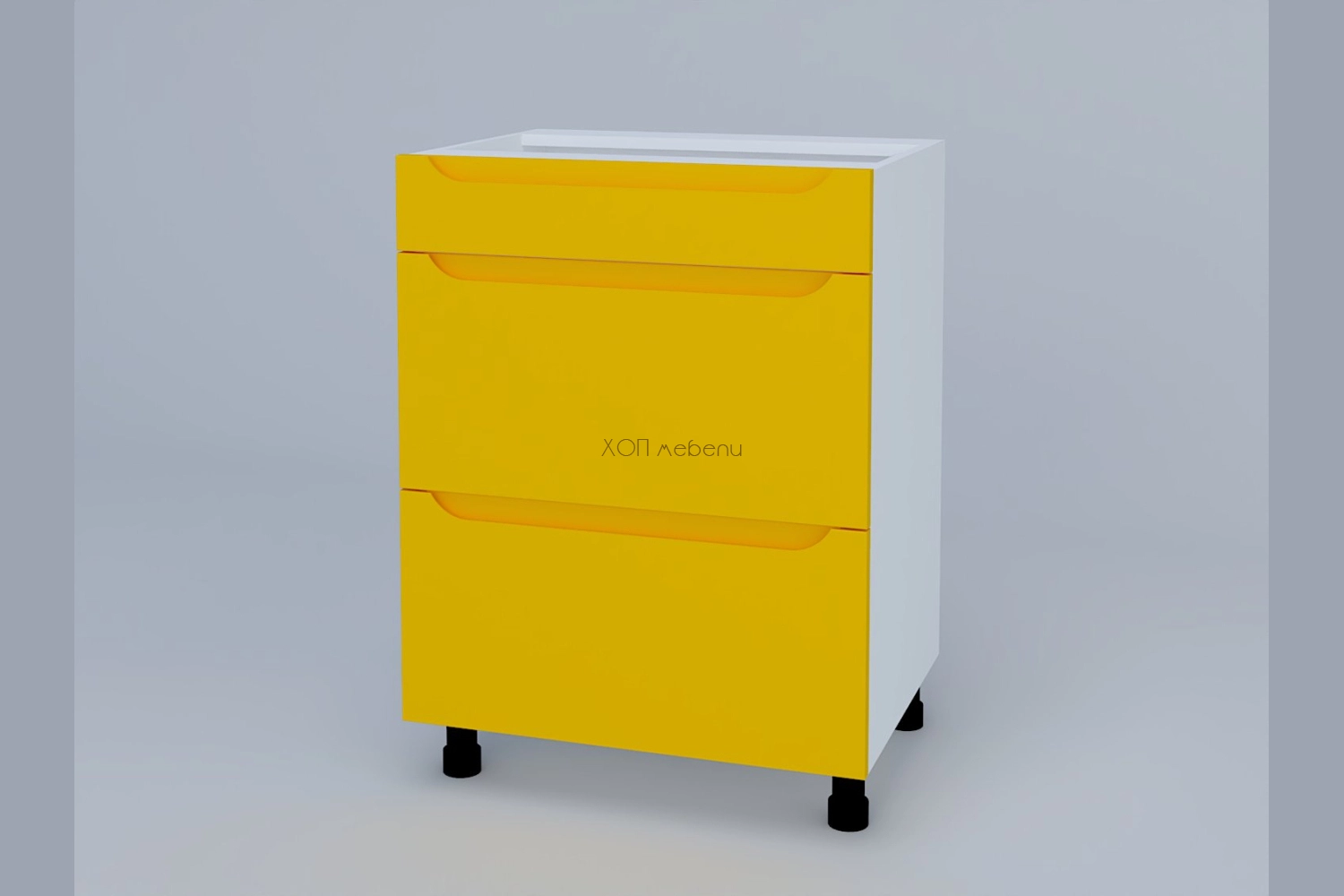 Шкаф с три чекмеджета Зарина H60 3Ш(1+2) - жълто ID 22549 - hop-mebeli.com - 1 Шкаф с три чекмеджета Зарина H60 3Ш(1+2) - жълто ID 22549 - 1