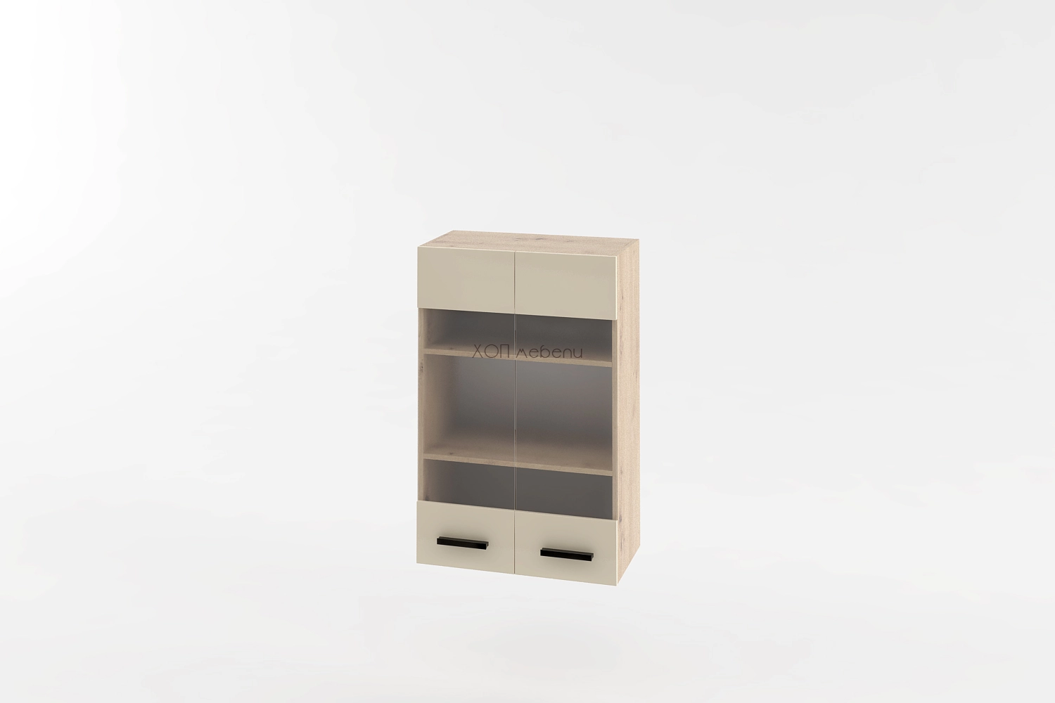 Шкаф B60СК h92 Марта лукс бежов гланц ID 14802 - hop-mebeli.com - 1 Шкаф B60СК h92 Марта лукс бежов гланц ID 14802 - 1