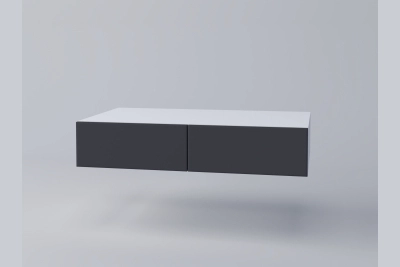 Бюро СПЕЙС - графит / бяло