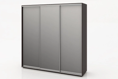 Гардероб Алфа ПВ ВЕНГЕ С ОГЛЕДАЛА Дължина 240 - В220/Д45 см рафт-лост-рафт