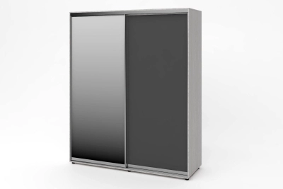 Гардероб Алфа ПВ АРТУУД/ГРАФИТ С 1 ОГЛЕДАЛО Дължина 190 - В220/Д45 см