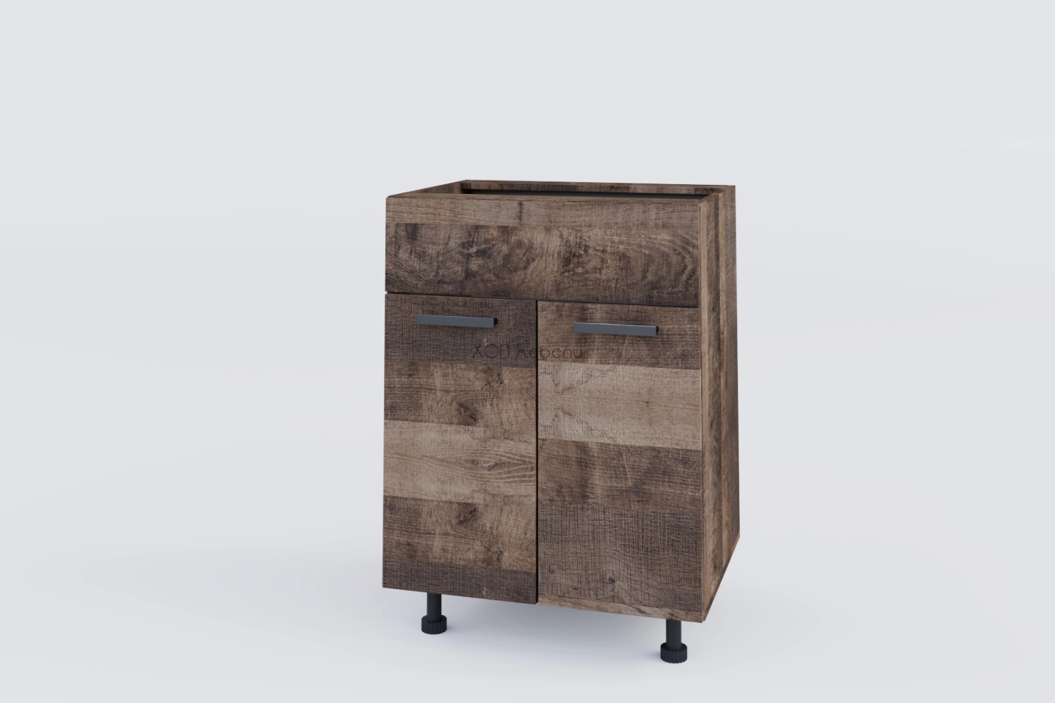 Шкаф за мивка H60M Марта лукс колониален дъб ID 16505 - hop-mebeli.com - 1 Шкаф за мивка H60M Марта лукс колониален дъб ID 16505 - 1