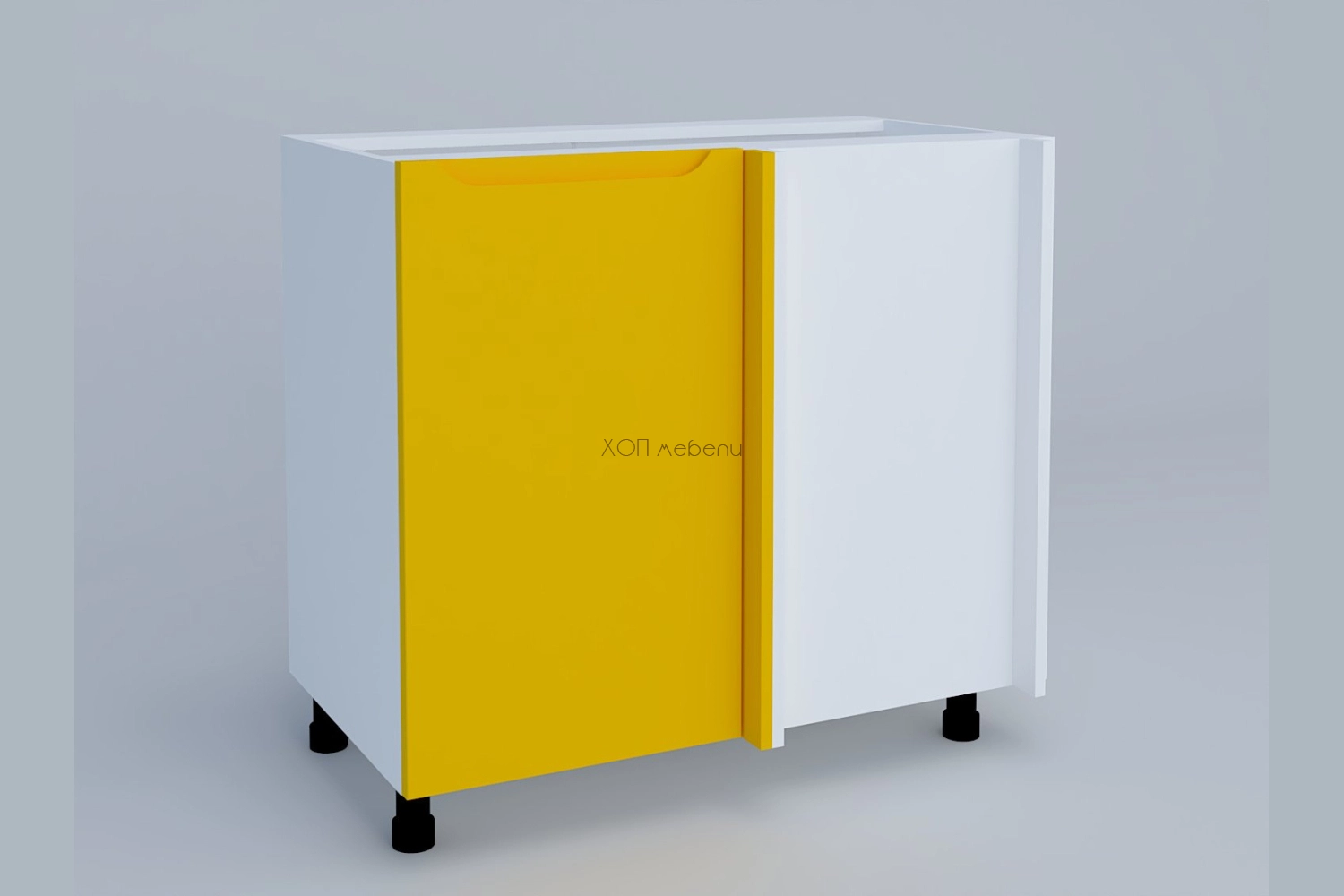 Глух шкаф с една врата Зарина H100 - жълто ID 22559 - hop-mebeli.com - 1 Глух шкаф с една врата Зарина H100 - жълто ID 22559 - 1