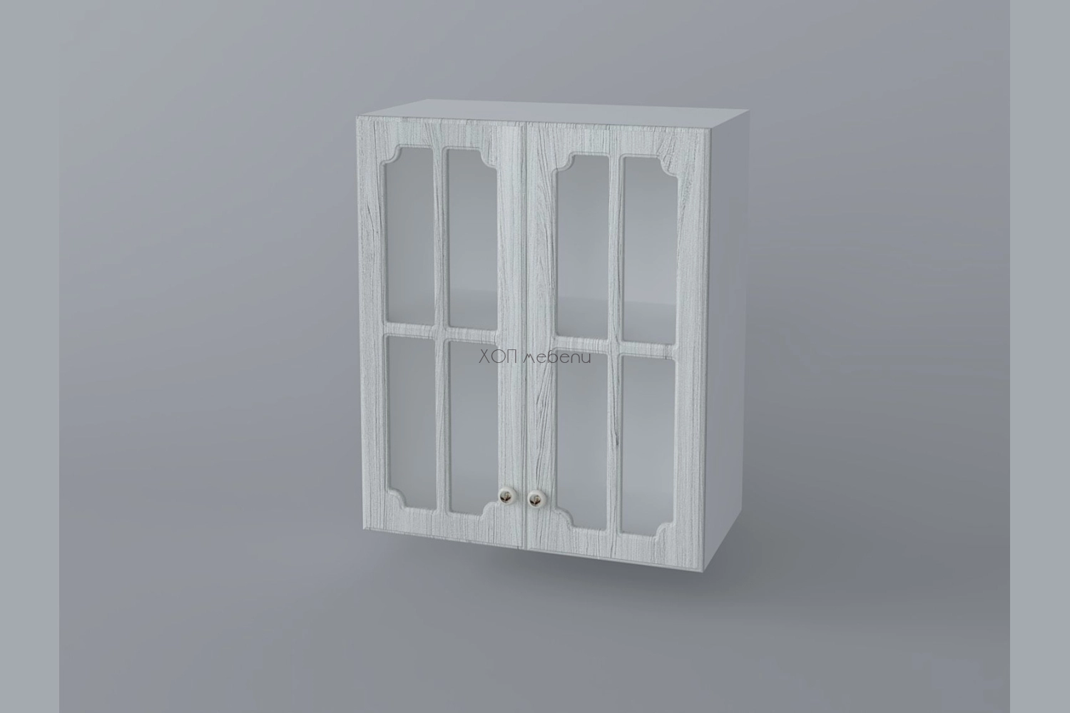 Горен шкаф Валенсия NEW В60СК - леден дъб ID 21372 - hop-mebeli.com - 1 Горен шкаф Валенсия NEW В60СК - леден дъб ID 21372 - 1