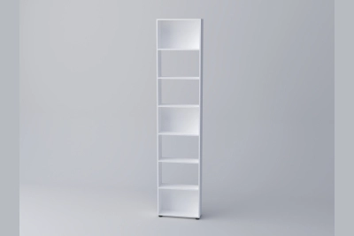 Крайна етажерка СПЕЙС (h-260) - бяла