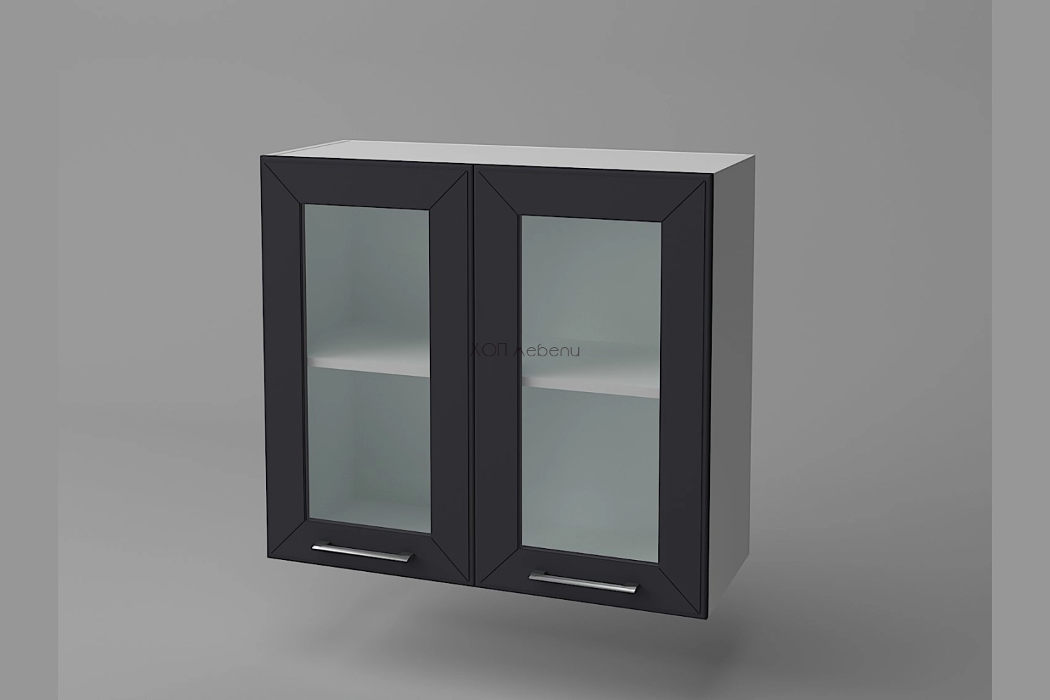 Шкаф Марго B80СК графит ID 13609 - hop-mebeli.com - 1 Шкаф Марго B80СК графит ID 13609 - 1