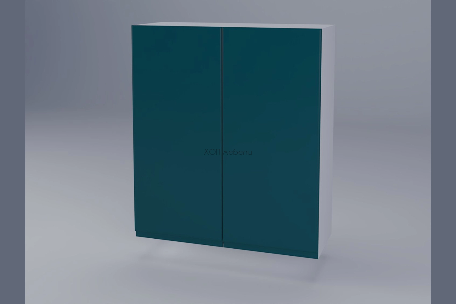 Горен шкаф Влада B80 аквамарин h920 ID 17010 - hop-mebeli.com - 1 Горен шкаф Влада B80 аквамарин h920 ID 17010 - 1