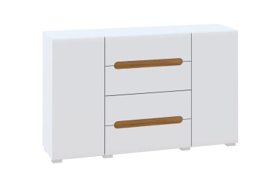 Скрин Бианко NEW 2Д 4Ш - бял гланц / апалачи - hop-mebeli.com Скрин Бианко NEW 2Д 4Ш - бял гланц / апалачи