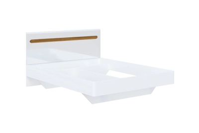 Спалня Бианко NEW 160 - бял гланц / апалачи - hop-mebeli.com Спалня Бианко NEW 160 - бял гланц / апалачи