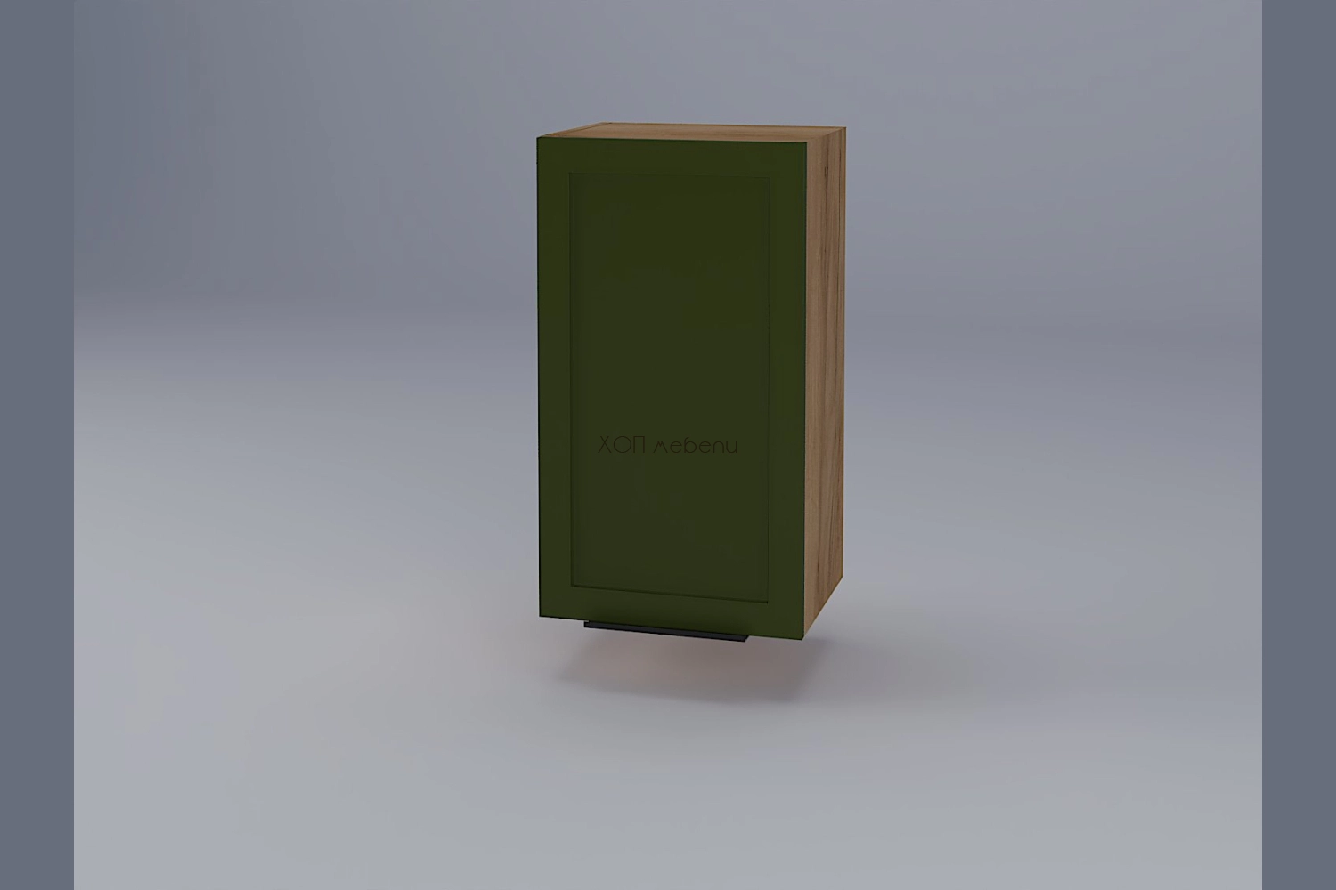 Горен шкаф Анна B40 зелено бали / златен дъб ID 17650 - hop-mebeli.com - 1 Горен шкаф Анна B40 зелено бали / златен дъб ID 17650 - 1