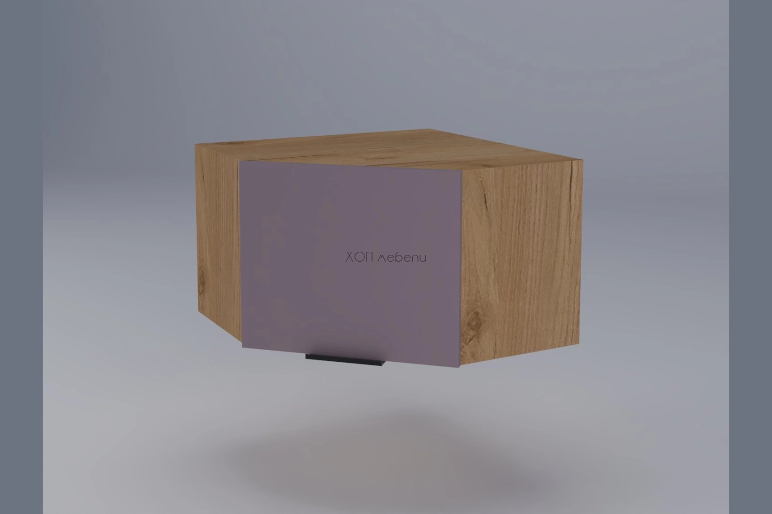 Шкаф надстройка Милана А60х60 лавандула / златен дъб (320) ID 17788 - hop-mebeli.com - 1 Шкаф надстройка Милана А60х60 лавандула / златен дъб (320) ID 17788 - 1