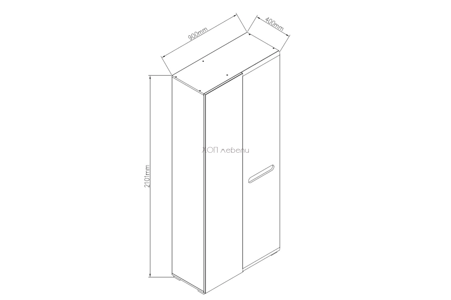 Обзавеждане за коридор Бианко NEW бял гланц / апалачи ID 12589 - hop-mebeli.com - 8 Обзавеждане за коридор Бианко NEW бял гланц / апалачи ID 12589 - 8