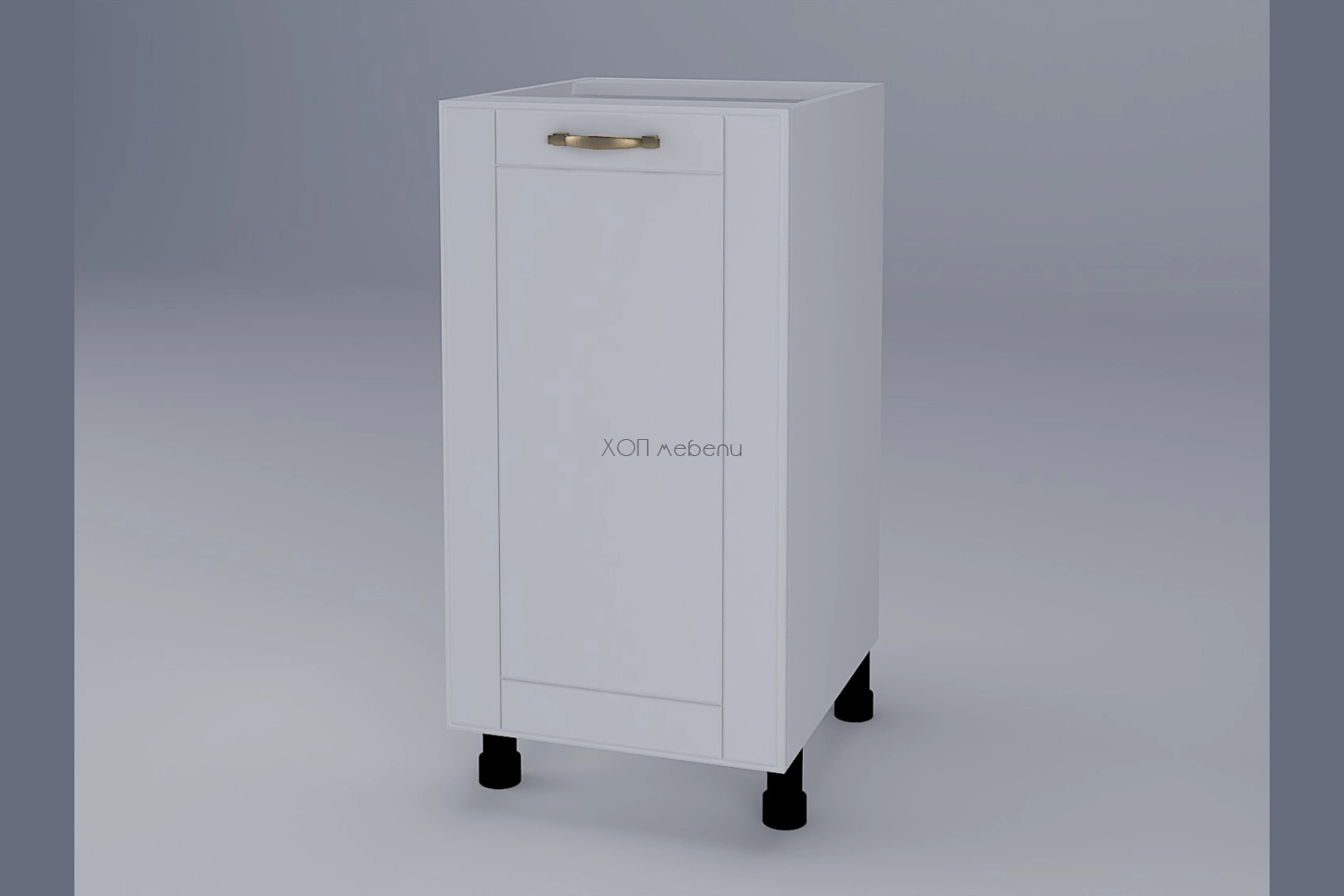 Долен шкаф Доминика H40 бяла коприна ID 15707 - hop-mebeli.com - 1 Долен шкаф Доминика H40 бяла коприна ID 15707 - 1