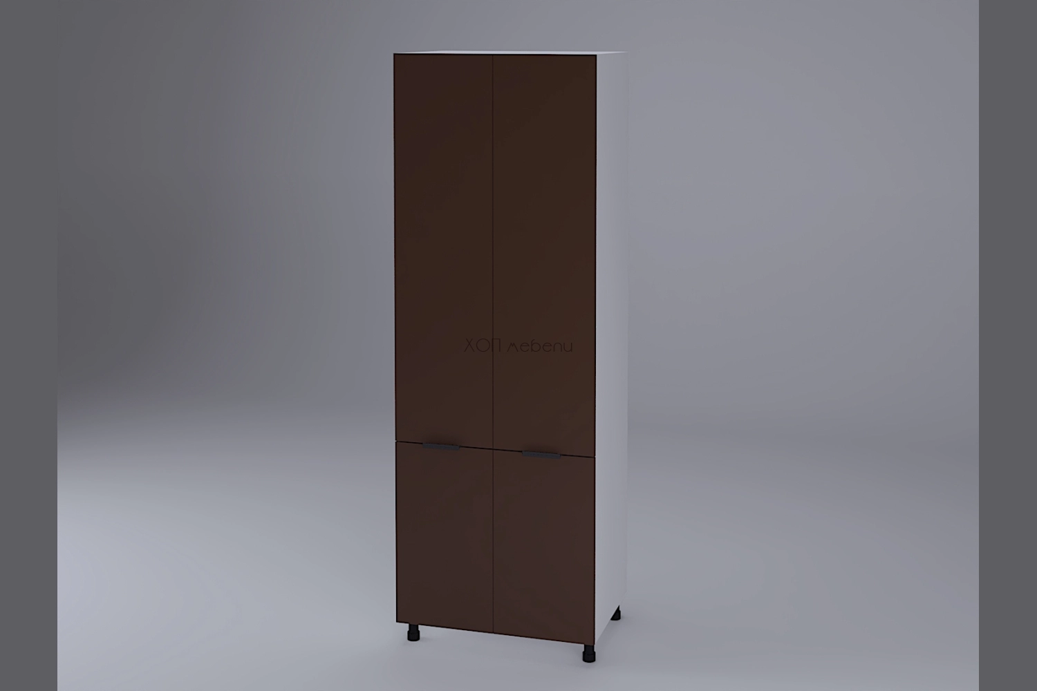 Шкаф П80 2Д h233 Милана шоколад ID 24685 - hop-mebeli.com - 1 Шкаф П80 2Д h233 Милана шоколад ID 24685 - 1