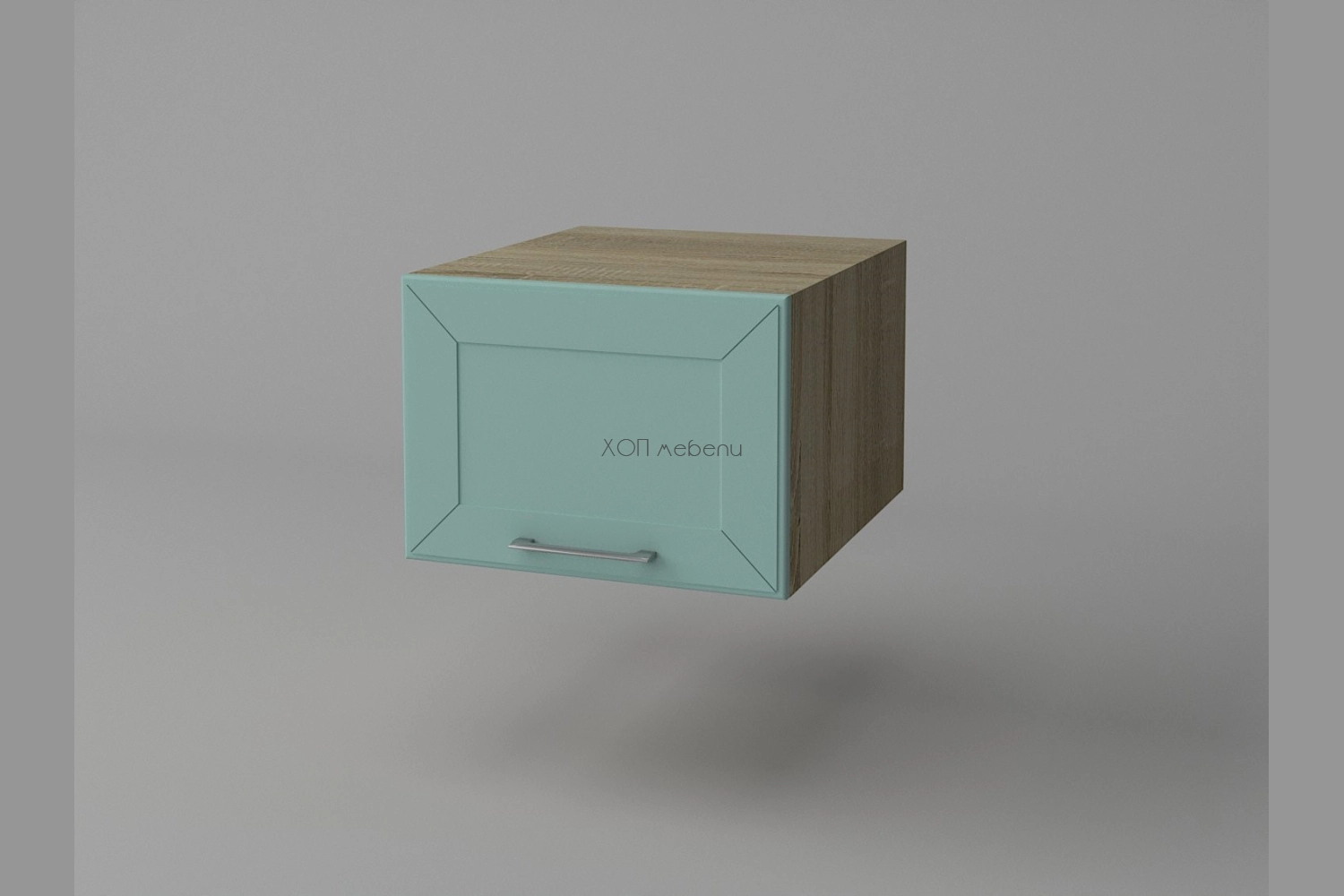 Шкаф надстройка Марго А50 лагуна / дъб сонома ID 20516 - hop-mebeli.com - 1 Шкаф надстройка Марго А50 лагуна / дъб сонома ID 20516 - 1