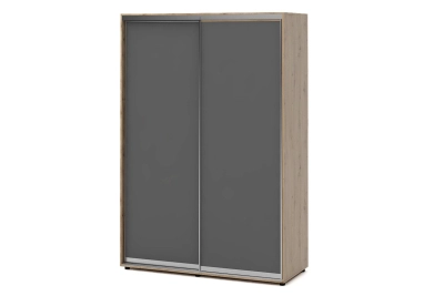 Гардероб Алфа ПВ АРТИСАН/ГРАФИТ БЕЗ ОГЛЕДАЛА Дължина 160 - В240/Д60 см