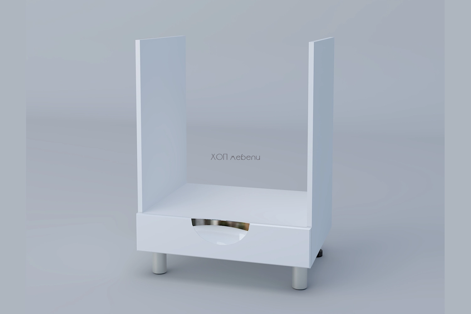 Шкаф за печка H60ПЛ Адел лукс NEW бял гланц ID 13987 - hop-mebeli.com - 1 Шкаф за печка H60ПЛ Адел лукс NEW бял гланц ID 13987 - 1