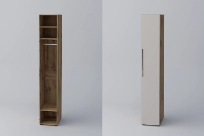 Еднокрил гардероб СПЕЙС 1 (h-240) - кашмир / апалачи