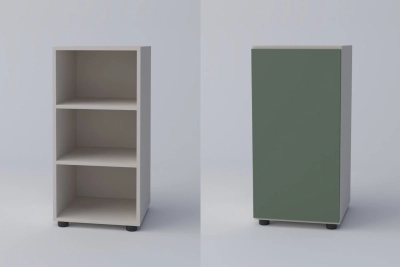 Комод 1Д СПЕЙС - зелено / кашмир