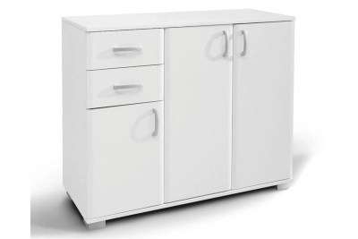 Шкаф РОМА 3 - бял единични бройки