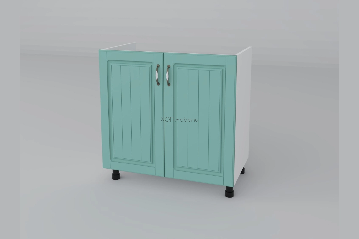 Шкаф за мивка H80M Прованс синя лагуна ID 12600 - hop-mebeli.com - 1 Шкаф за мивка H80M Прованс синя лагуна ID 12600 - 1