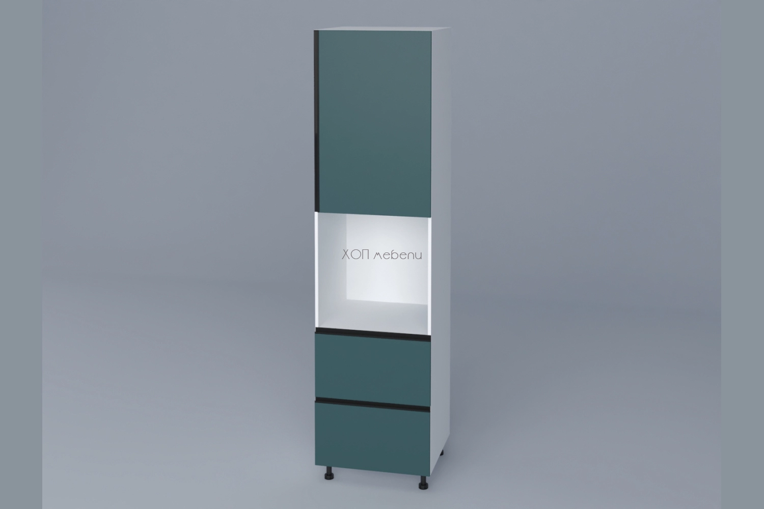 Колонен шкаф П60ДШ (h-233) Софи - бензин ID 11812 - hop-mebeli.com - 1 Колонен шкаф П60ДШ (h-233) Софи - бензин ID 11812 - 1