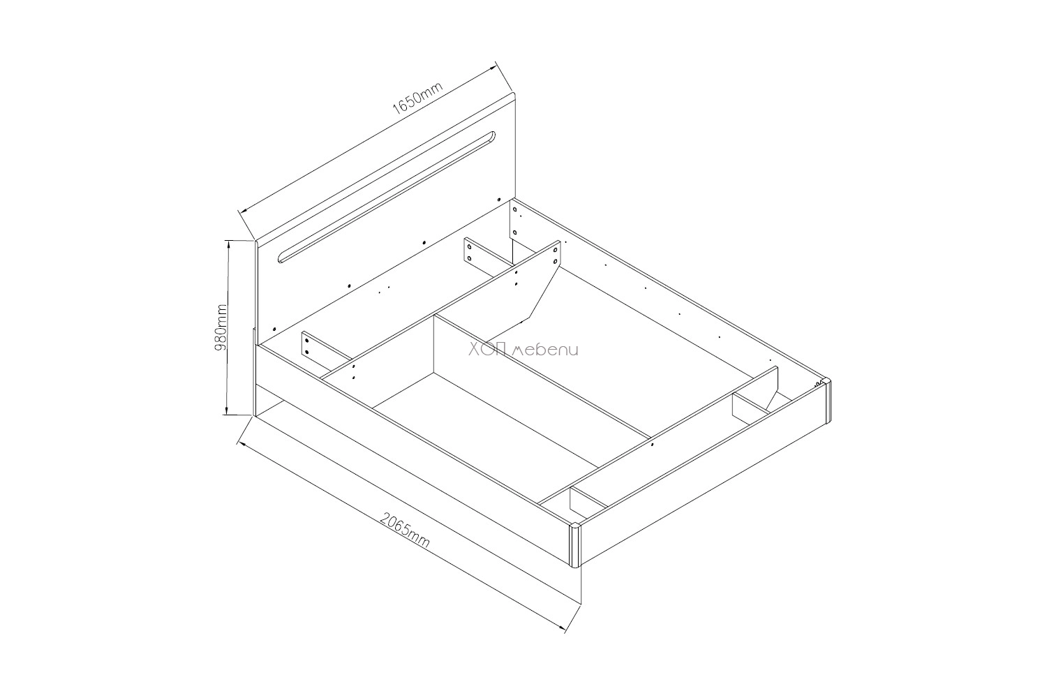 Размери на Спалня Бианко NEW 160 - бял гланц / черно ID 24853 - hop-mebeli.com Размери на Спалня Бианко NEW 160 - бял гланц / черно ID 24853