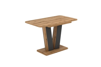 Трапезна маса Венди - дъб евок / графит - hop-mebeli.com Трапезна маса Венди - дъб евок / графит