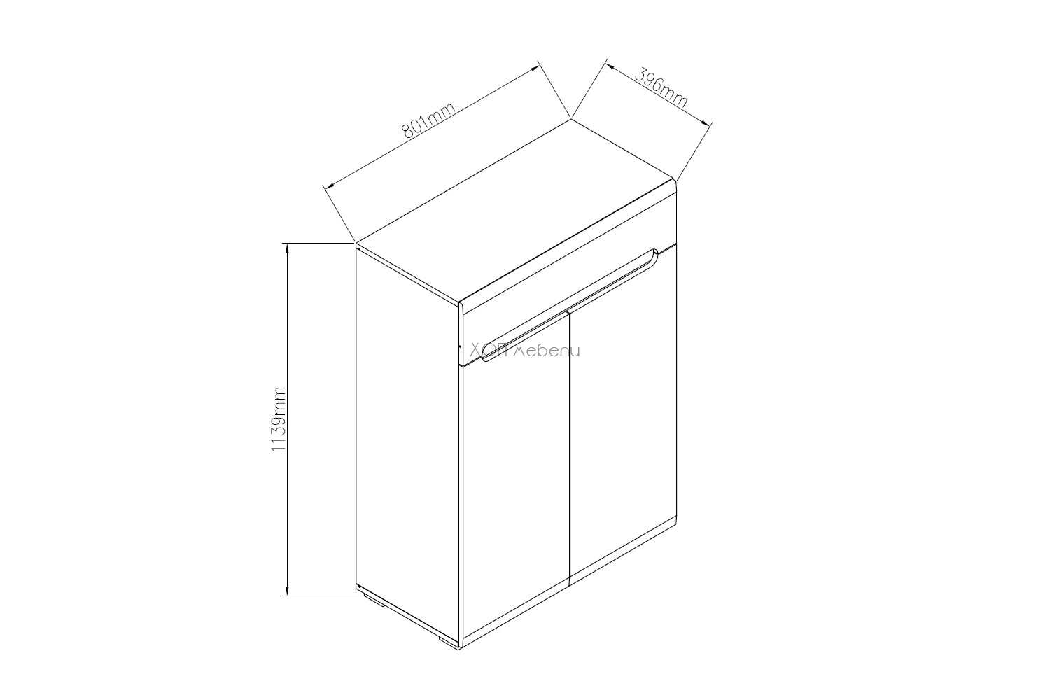 Обзавеждане за коридор Бианко NEW бял гланц / апалачи ID 12589 - hop-mebeli.com - 7 Обзавеждане за коридор Бианко NEW бял гланц / апалачи ID 12589 - 7