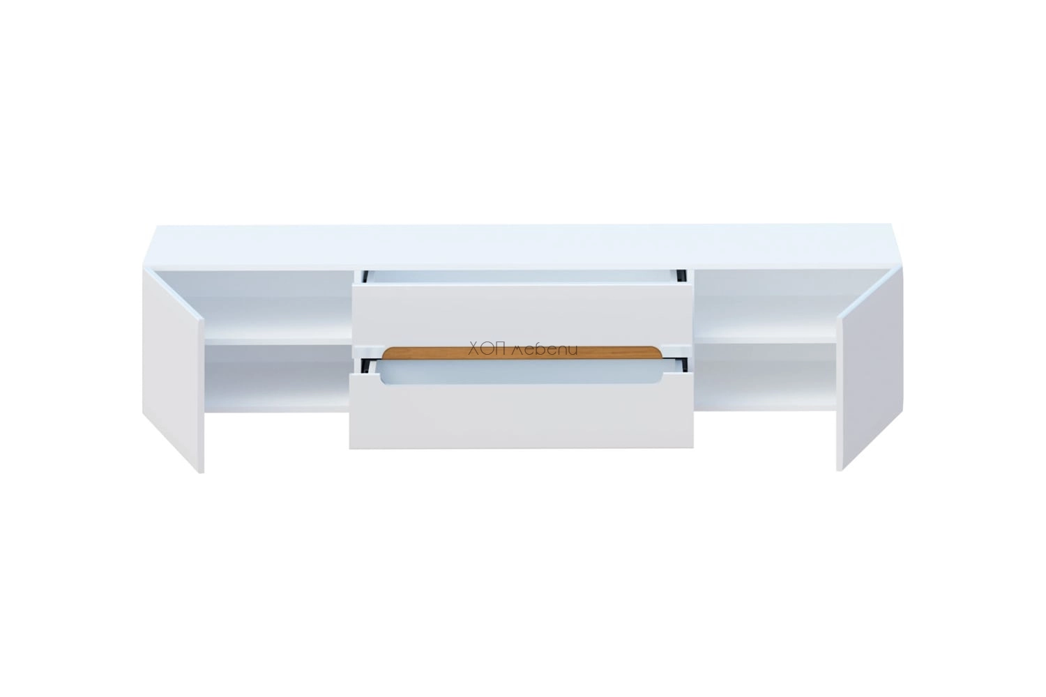 Модулна секция Бианко NEW Компакт - бял гланц / апалачи ID 3860 - hop-mebeli.com - 5 Модулна секция Бианко NEW Компакт - бял гланц / апалачи ID 3860 - 5