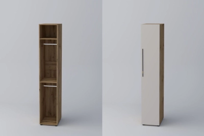 Еднокрил гардероб СПЕЙС 2 (h-220) - кашмир / апалачи