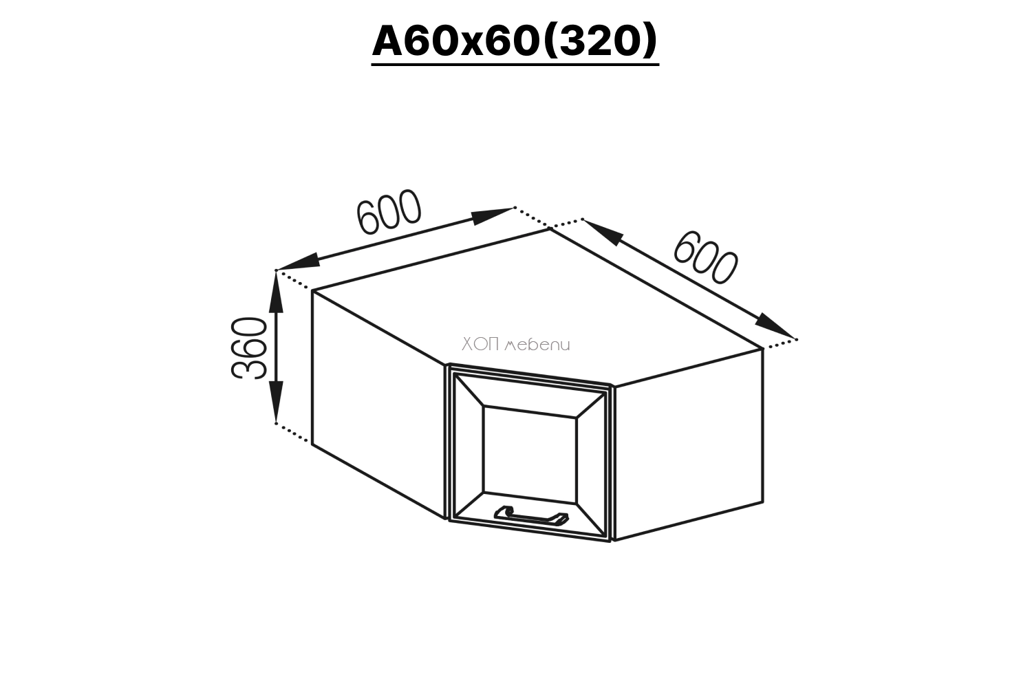 Шкаф надстройка Марго А60х60 бяло ID 13489 - hop-mebeli.com - 2 Шкаф надстройка Марго А60х60 бяло ID 13489 - 2