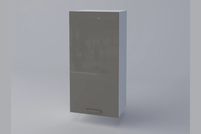 Горен шкаф Лиона B45 (h-920) диамантено сив гланц