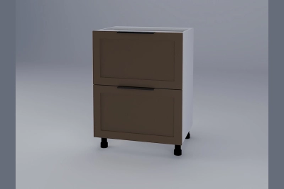 Шкаф с две чекмеджета Анна H60Ш капучино