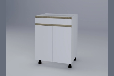 Шкаф с чекмедже H60ДШ Тина бяло