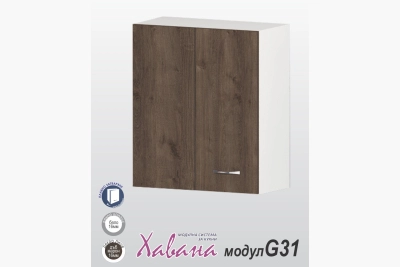 Шкаф за ъгъл G31 Хавана - Дъб марон