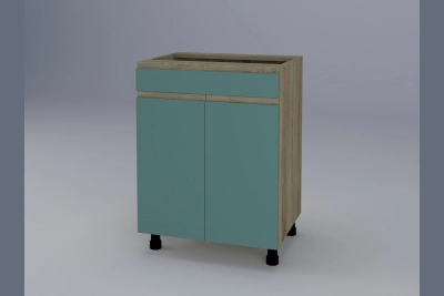 Шкаф с чекмедже H60ДШ Тина синьо