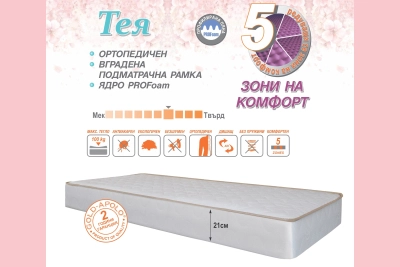 Еднолицев матрак Тея