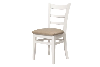 Трапезен стол Джеймс - бял